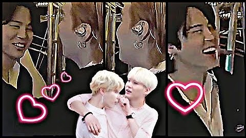 💌 yoonmin jiyoon moments that make me soft 💕 jimin and suga #2