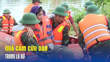 Cứu thành công 19 người dân bị mắc kẹt ở các vị trí cô lập do lũ tại khu vực sông Ba