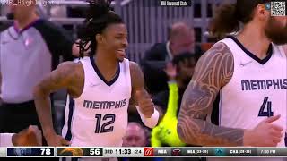 Ja Morant  33 PTS 7 AST: All Possessions (2022-02-05)