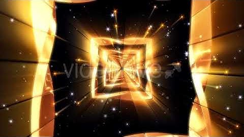 Golden Glow Square | Motion Graphics - Envato elements