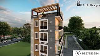 3D Exterior Design of Residential house of Mr Saurabh | #trending #viral #basedesignsharidwar #3925