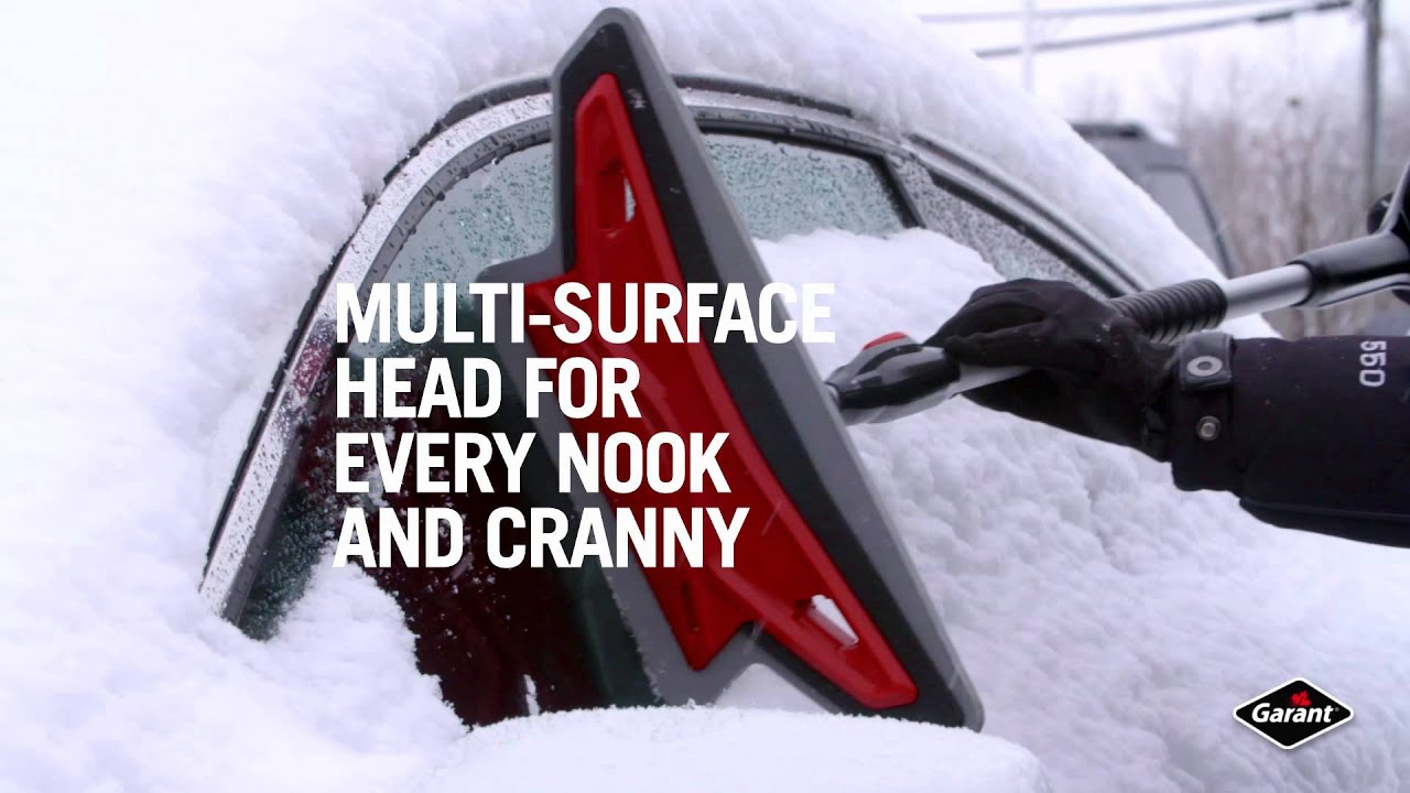 Garant Scratch-Free EVA Snow Brush with Ice Scraper, 36-in