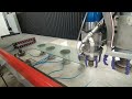 L shape glass cutting glass milling machine glass grinder