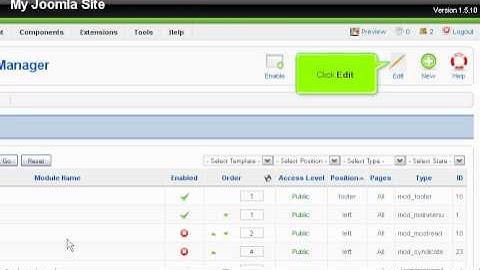 How to manage modules in Joomla - Joomla Tutorials