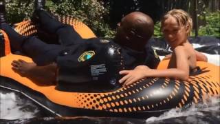 Cops Play On Slip N' Slide