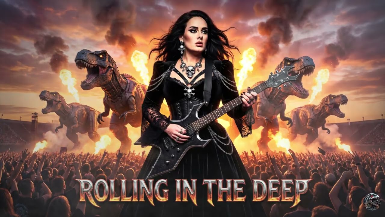 ROLLING IN THE DEEP - Adele | Dark Cinematic Arena Rock Cover (90s Rock)