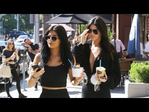 Tyga Drops Kylie Jenner Off At Studio For Filming With 