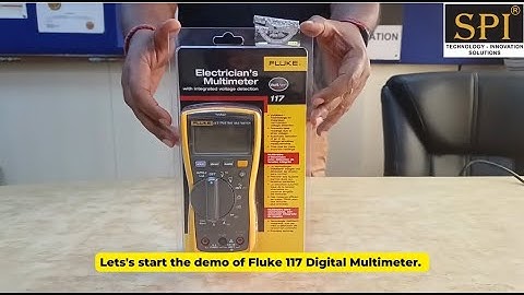 Fluke 117 True Rms Digital Multimeter | Features & Uses | Demo Video by SPI Engineers