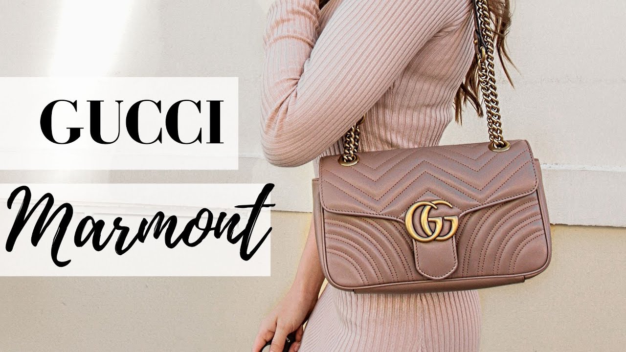 GUCCI MARMONT BAG SMALL 1 YEAR REVIEW // What fits, Pros & Cons, Wear and  Tear, Regrets? 