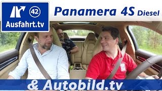 2016 Porsche Panamera 4S Diesel - DER FILM oder Fahrbericht der Probefahrt, Test, Review