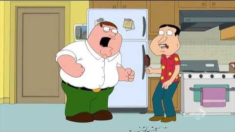 FAMILY GUY Peter makes Quagmire take first bite of fudge pop