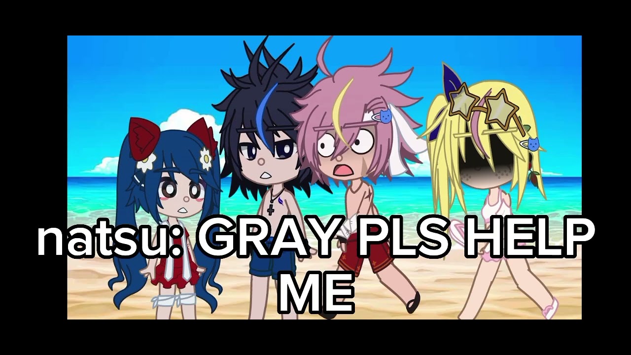 what if all the guilda of Fairy tail go to beach //nalu// //Fairy tail//
