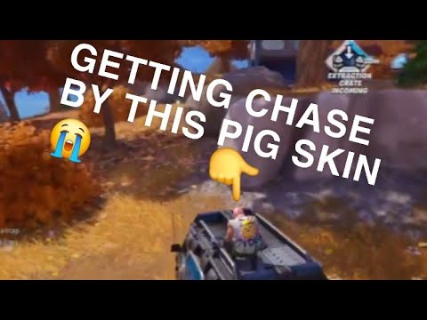 GETTING CHASE ON FORTNITE VERY HILARIOUS 😭