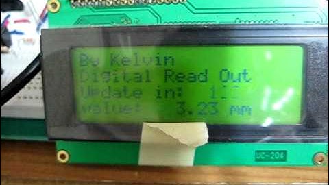 Digital Read Out from Carrera Precision Caliper