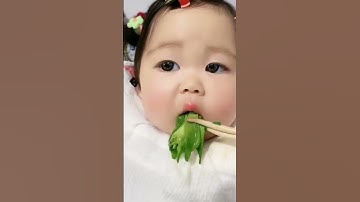 Thumbnail of Baby Girl!!!Bayi Lagi Makan Sayur#shorts#babygirl#trending#reels#