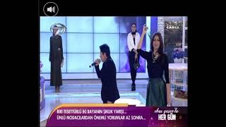 Ebru Yaşar’la her gün programından cansever ile arşivlik bir düet dertli dertli