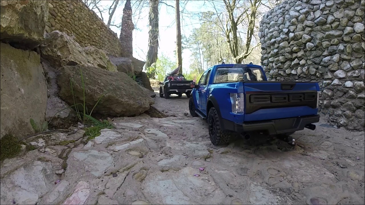 RC4WD Ford Raptor: at Rock Garden - YouTube