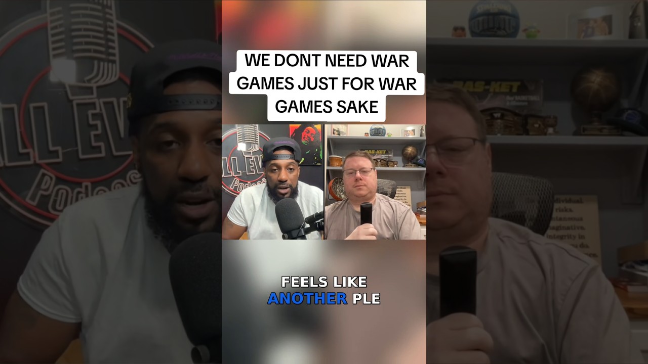 Do NOT Have War Games Unless Its NECESSARY! #wwe #wrestling #wwewargames #wrestlingnews