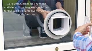 Gattaiola, Gattaiola con lettore DualScan & Gattaiola Connect - Installazione su vetro by Sure Petcare 5,011 views 9 months ago 2 minutes, 15 seconds