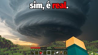 Testei FURACÕES PODEROSOS no Minecraft