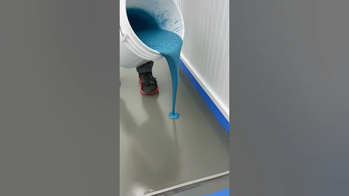 Ocean Blue Epoxy Floor 🌊 #Leggari Full video coming this week!