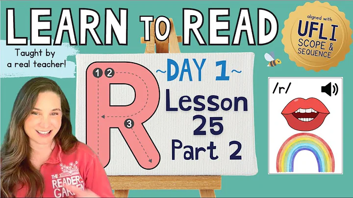 📚 Lesson 25: Letter L /l/ | Part 2: Day 1 | LEARN to READ! |  Aligned with UFLI Scope & Sequence