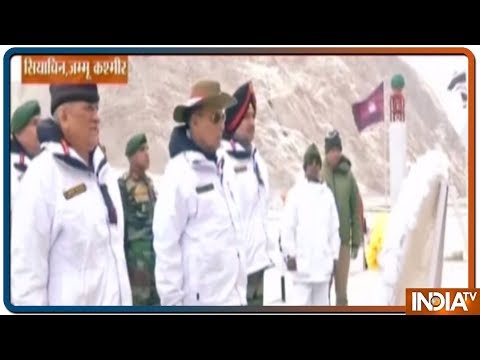 Defence Minister Rajnath Singh Visits Siachen to review security situation