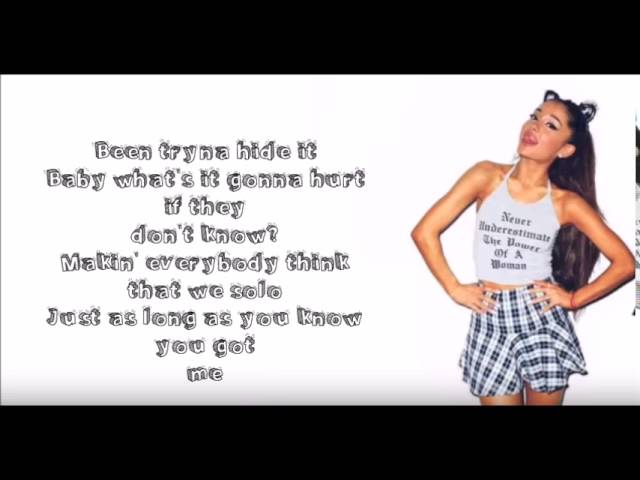 Ariana Grande Side To Side Feat Nicki Minaj Lyrics On