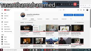 mein youtube kanal vasantha wijesekera nummer 3