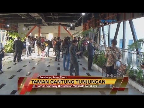 Taman Gantung  Diresmikan Walikota Surabaya  YouTube