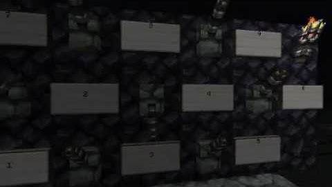 Minecraft redstone 7 segment display