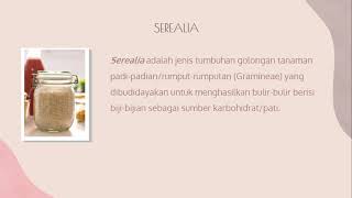 Pengertian Serealia - Pengolahan Kelas 8