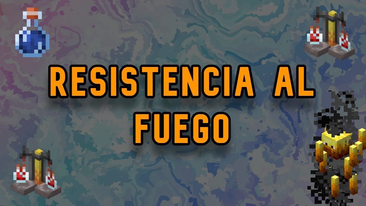 🔥COMO hacer POCION de RESISTENCIA al FUEGO MINECRAFT🔥 - YouTube