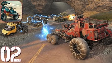 Crossout Mobile - PvP Action - Gameplay Walkthrough Part #2 (Android & iOS) Craft your own war car!