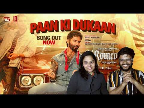 Reaction On O'Romeo:Paan Ki Dukaan | Shahid K,Disha P| Sajid N | Vishal B |Gulzar |Sukhwinder Singh