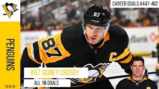 Sidney Crosby (#87), All 35 Goals from 2018-19 Regular Season