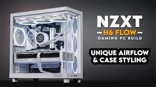 The NZXT H6 Flow is a Game Changer! | All White RGB Gaming PC Build | RTX 4080, i7 14700K