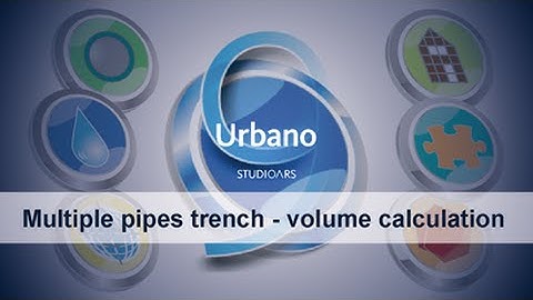 Multiple pipes trench – volume calculation