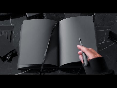 All Black Notebook with Pen - Blvck Paris - YouTube