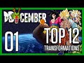 Top 12 Transformations of Dragon Ball | #01 | DBCember 2020