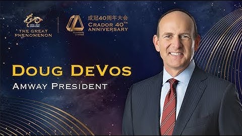 Speech by Mr.Doug DeVos - Crador 2018 in Bangkok