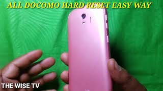 ALL DOCOMO HARD RESET DONE... #DOCOMO #FUJITSU FORGOTTEN PATTERN, PIN OR PASSWORD RESET