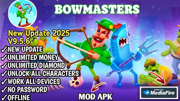 Bowmasters Mod Apk v9.5.6 | Unlimited Money & Unlock All Characters