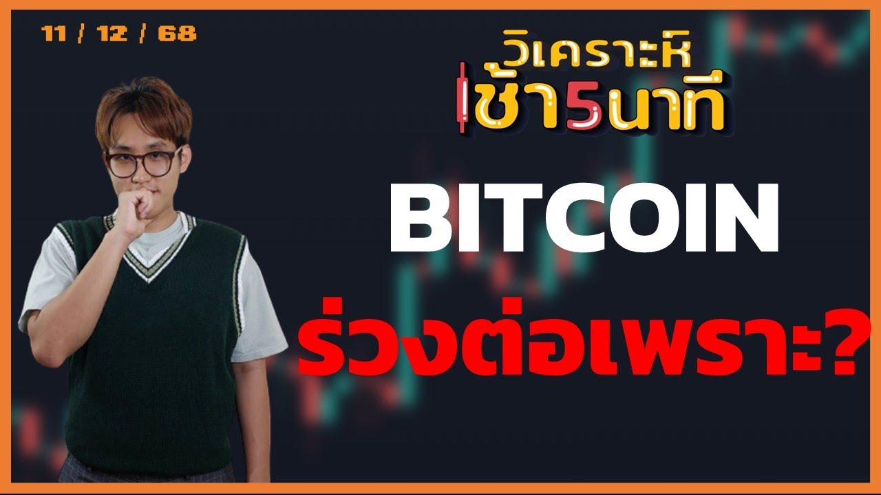⁣Bitcoin ร่วงต่อ เพราะ??  | วิเคราะห์(คริปโต)เช้า 5 นาที