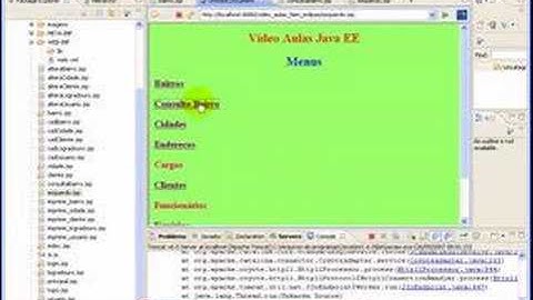aula 141 java ee - Ajustes Finais do projeto no Eclipse