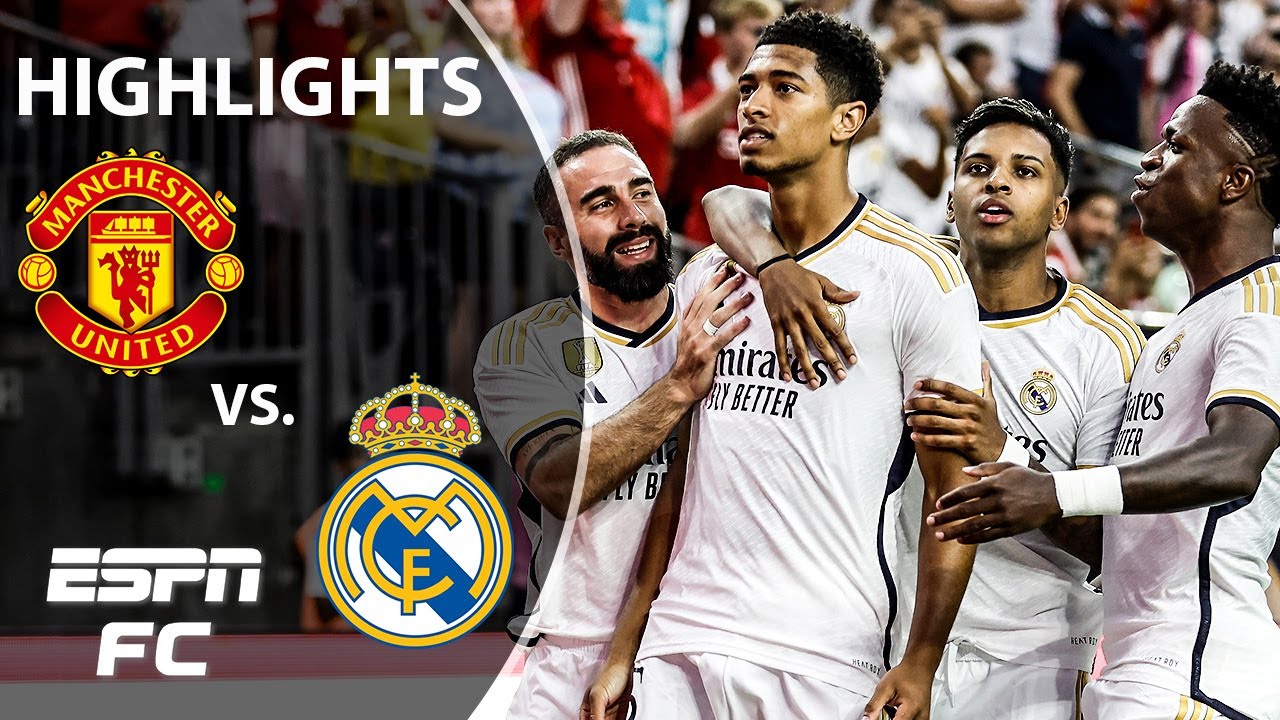 Real Madrid vs Manchester United Highlights / Club Friendly Match - video  Dailymotion