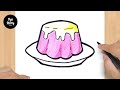 #395 How to Draw a Pudding - Easy Drawing Tutorial