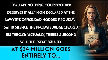 Parents Gave My Inheritance to My Brother—Then The Probate Judge Read Grandma