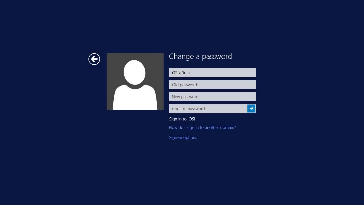 How To Change Or Update Your Active Directory Password - YouTube