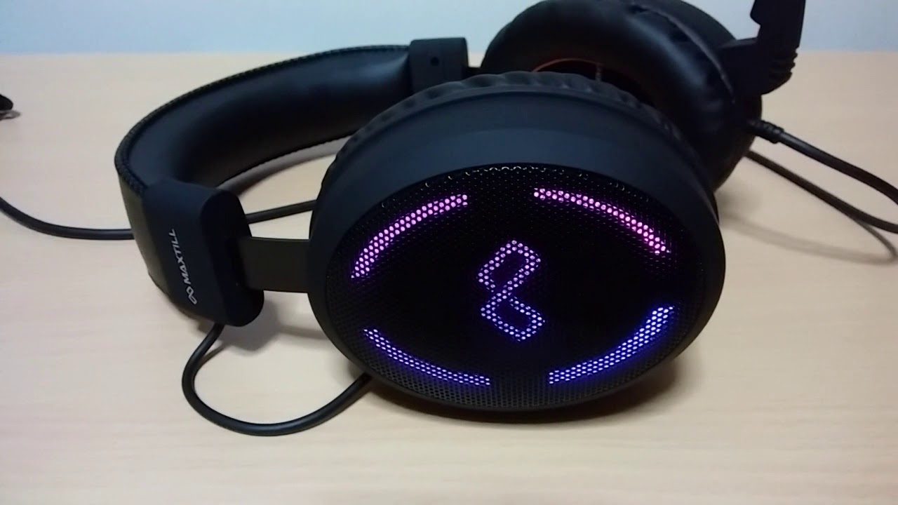 가성비가 뛰어난 가상 7.1 채널 진동 헤드셋, MAXTILL TRON G5100 Virtual 7.1CH 진동 RGB :: 보드나라